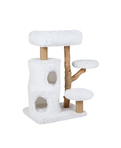 Кошачий дом COZITO Modern с ветками из натурального дерева и домиком