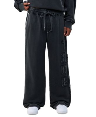 True Religion брюки Big T Baggy с аппликацией, мужские