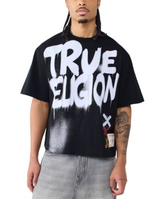 True Religion Мужская футболка с принтом Spray Paint Logo