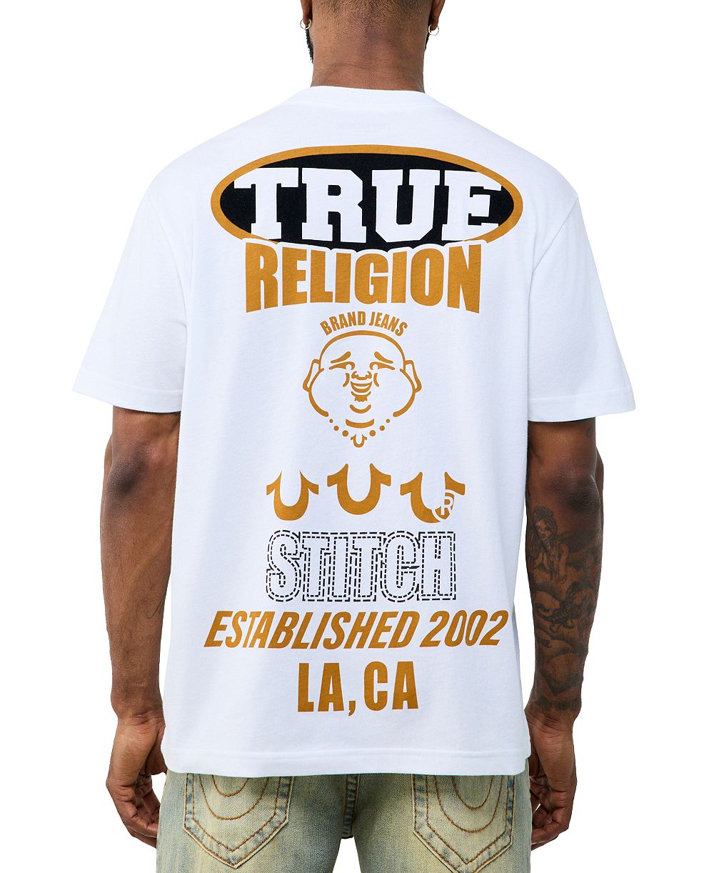 Мужская футболка True Religion Stacked Logo