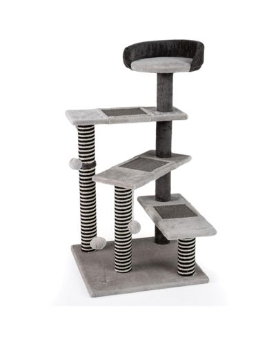 COZITO Cat Tree 93 cm with Sisal and Jute Scratching Posts