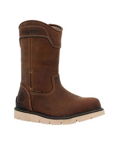 GEORGIA BOOT Men's Carbon Flex Wedge 11inch Pull On Waterproof Work Boot