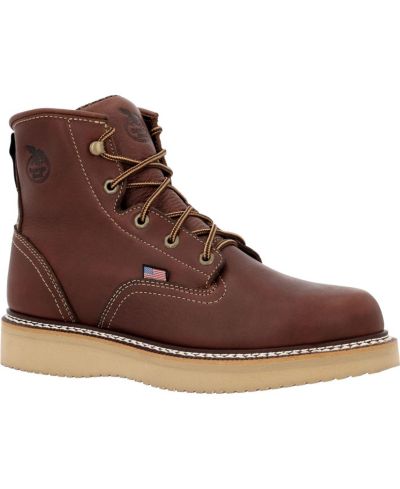 Мужские рабочие ботинки GEORGIA BOOT USA-Made Wedge SPR Leather
