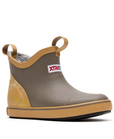 XTRATUF Kid's Trolling Pack Fleece Lined Ankle Deck Boot