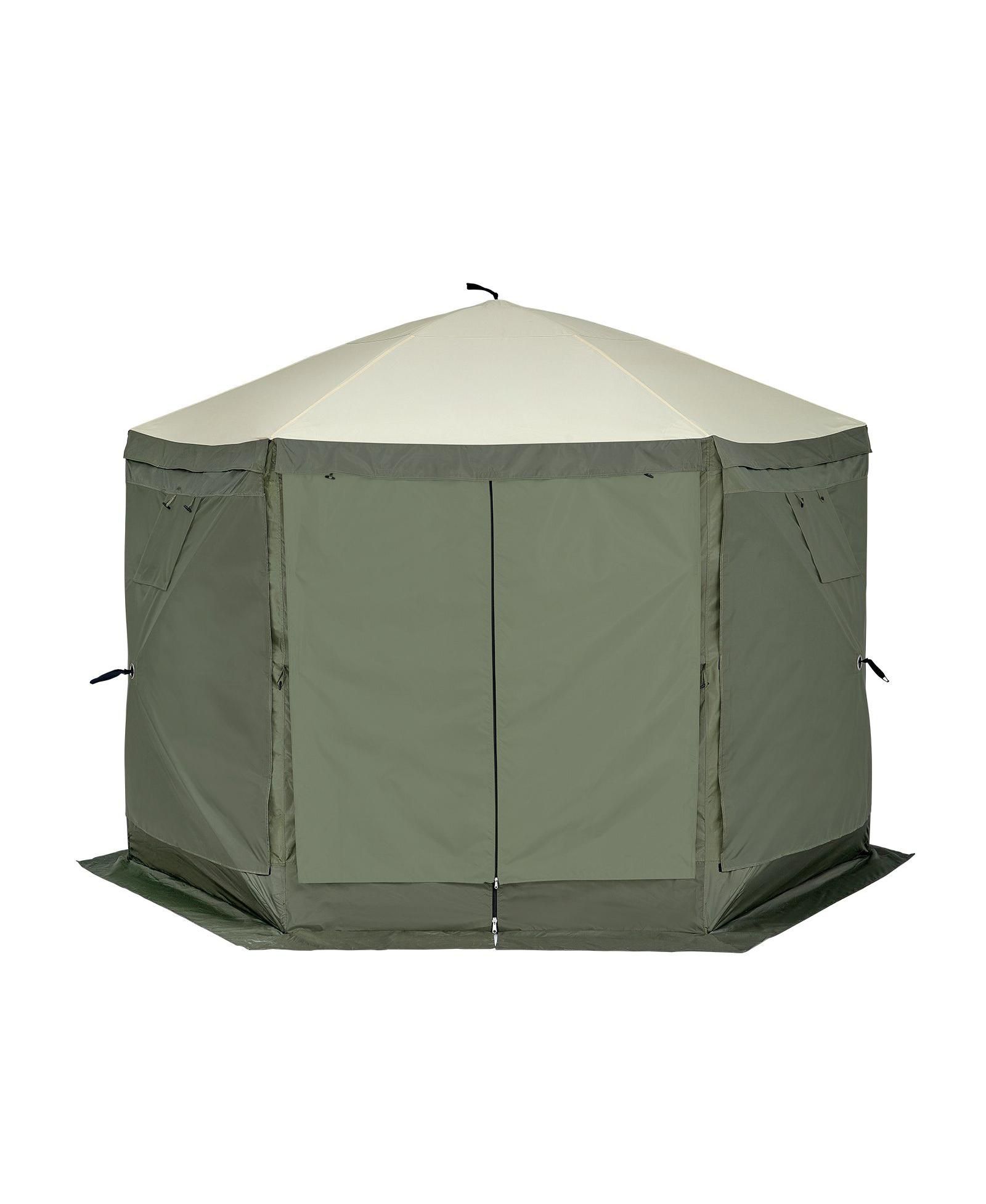 Раскладной шатер Mecale 10x10 FT Pop Up Gazebo Tent 6-Sided с москитной сеткой