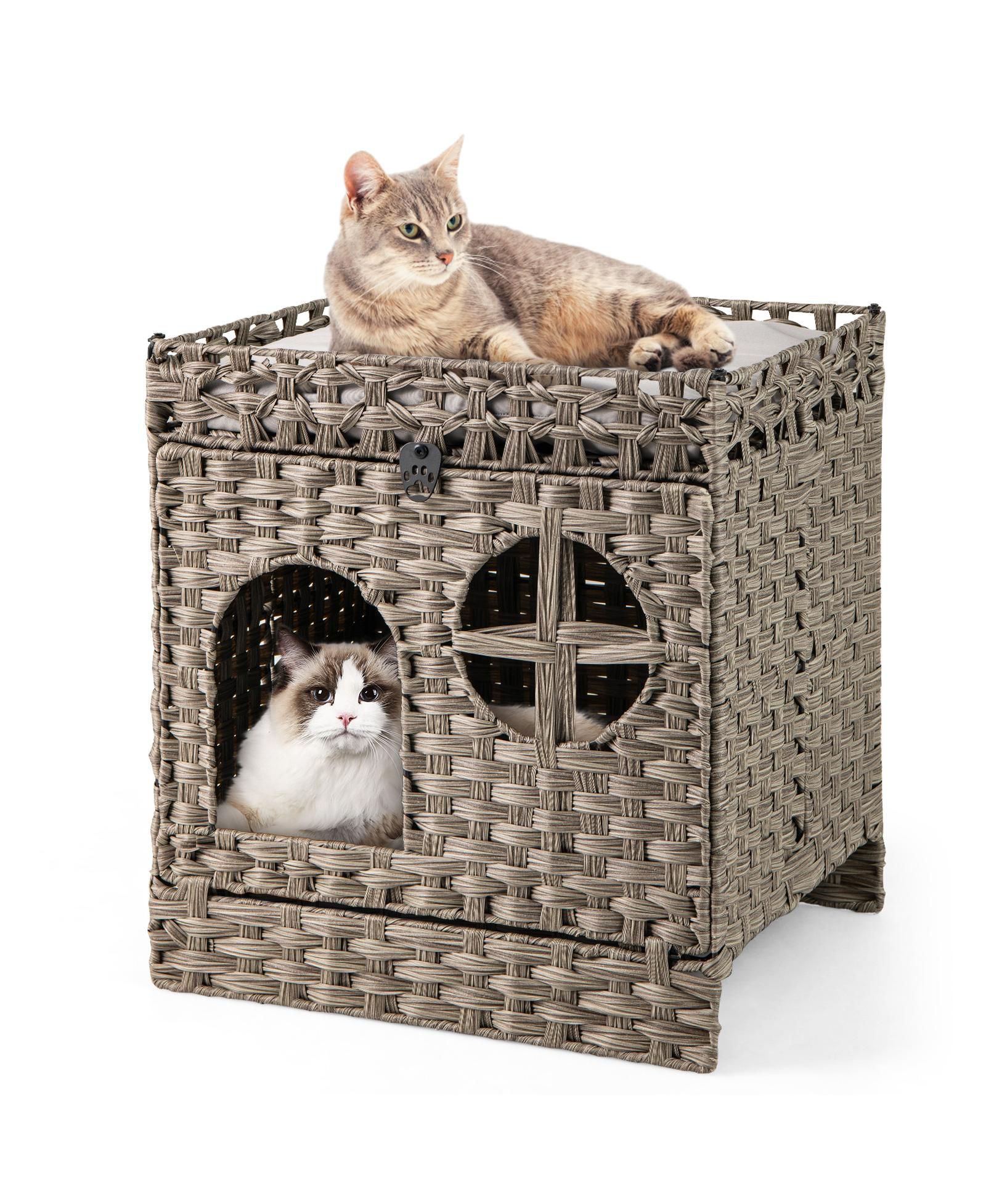 Лоток для кошек COZITO Rattan 2-Tier