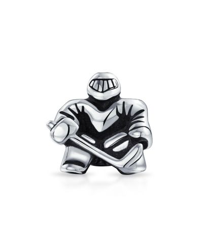 Bling Jewelry шарм для браслета (хоккейный вратарь), стерлинговое серебро .925