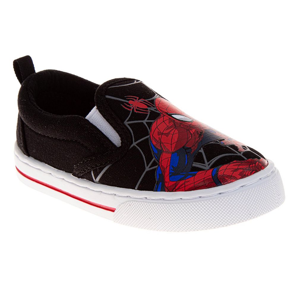 Spider-Man Little Boys Slip-On Canvas Shoes