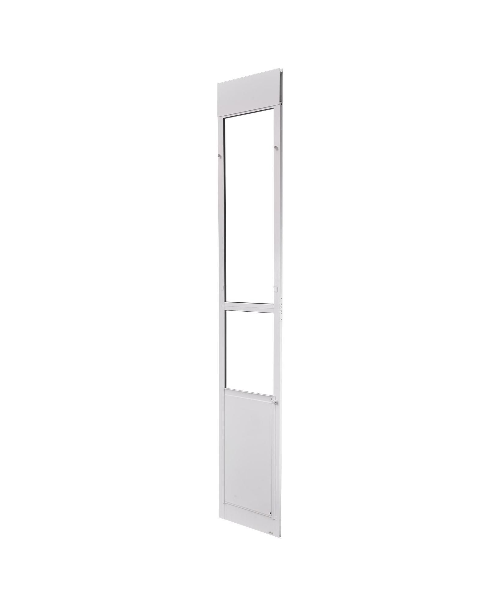 Дверь для собак COZITO для раздвижного стекла 91-96 inches XL алюминиевая