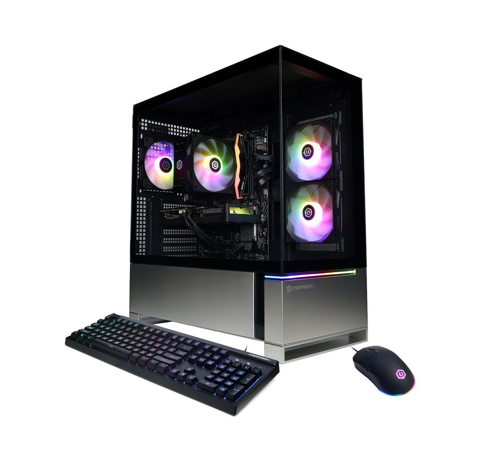 Игровой настольный компьютер CyberPowerPC Gamer Master, AMD Ryzen 5 8400F 4.2GHz, 16GB RAM, 1TB SSD, NVIDIA GeForce RTX 5050 8GB, Windows 11 Home