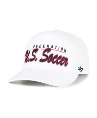Мужская белая кепка '47 Brand U.S. Soccer Brushmark Hitch Adjustable