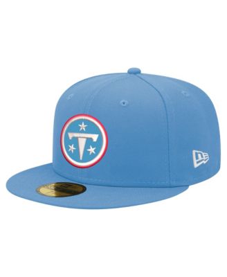 Мужская кепка New Era Tennessee Titans Primary Logo 59FIFTY Fitted Light Blue