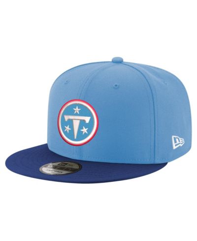New Era Men's Light Blue/Navy Tennessee Titans Primary Logo 9FIFTY Snapback Hat