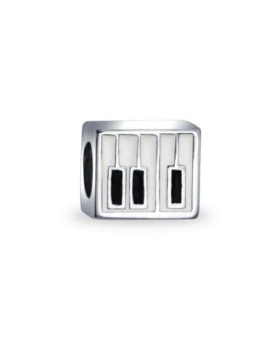 Подвеска-бусина Bling Jewelry Musician Piano Keys для браслетов студентов музыкальных школ