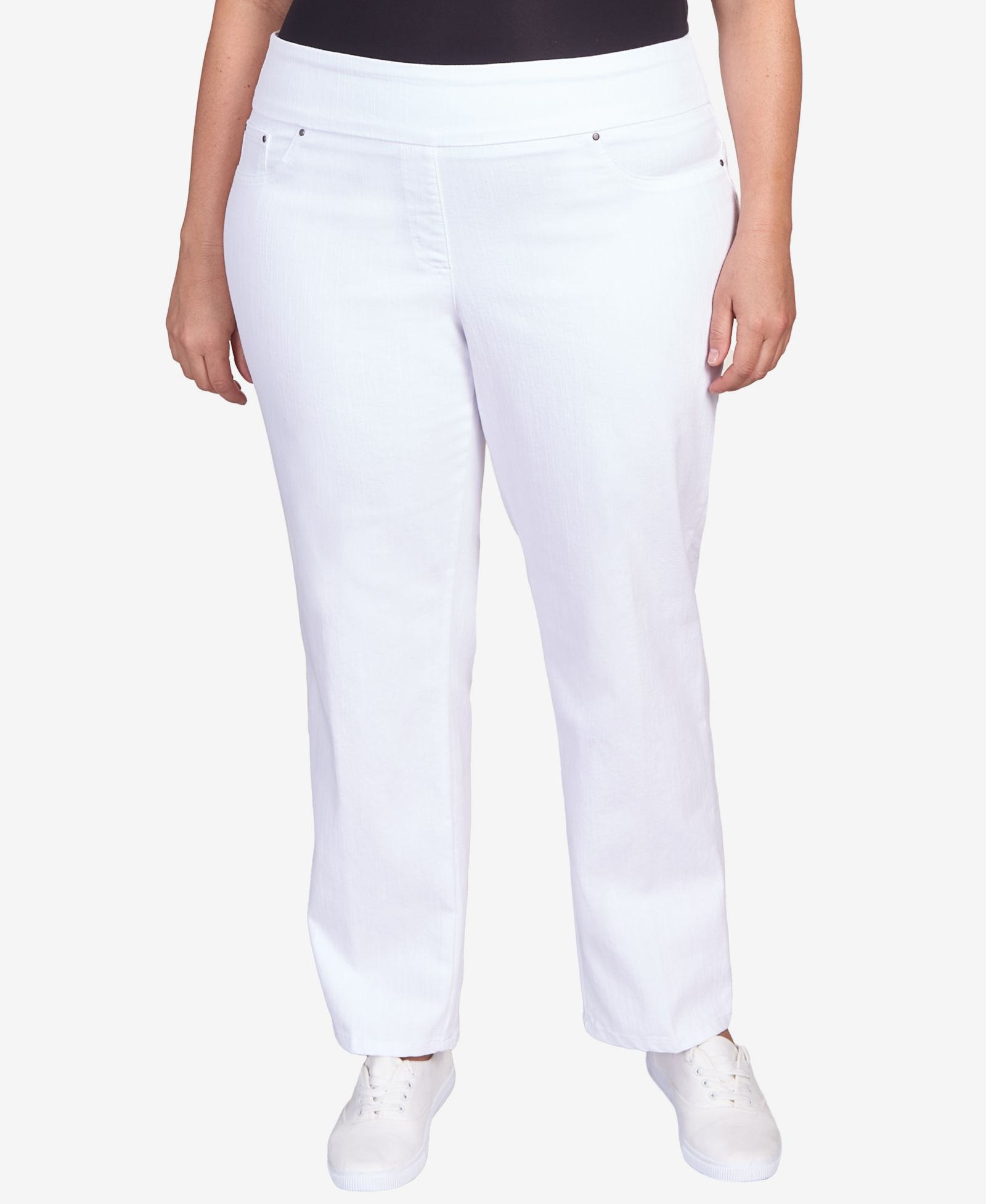 Ruby Rd. Plus Size Mid-Rise Pull-On Jeans