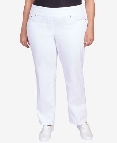 Ruby Rd. Plus Size Mid-Rise Pull-On Jeans