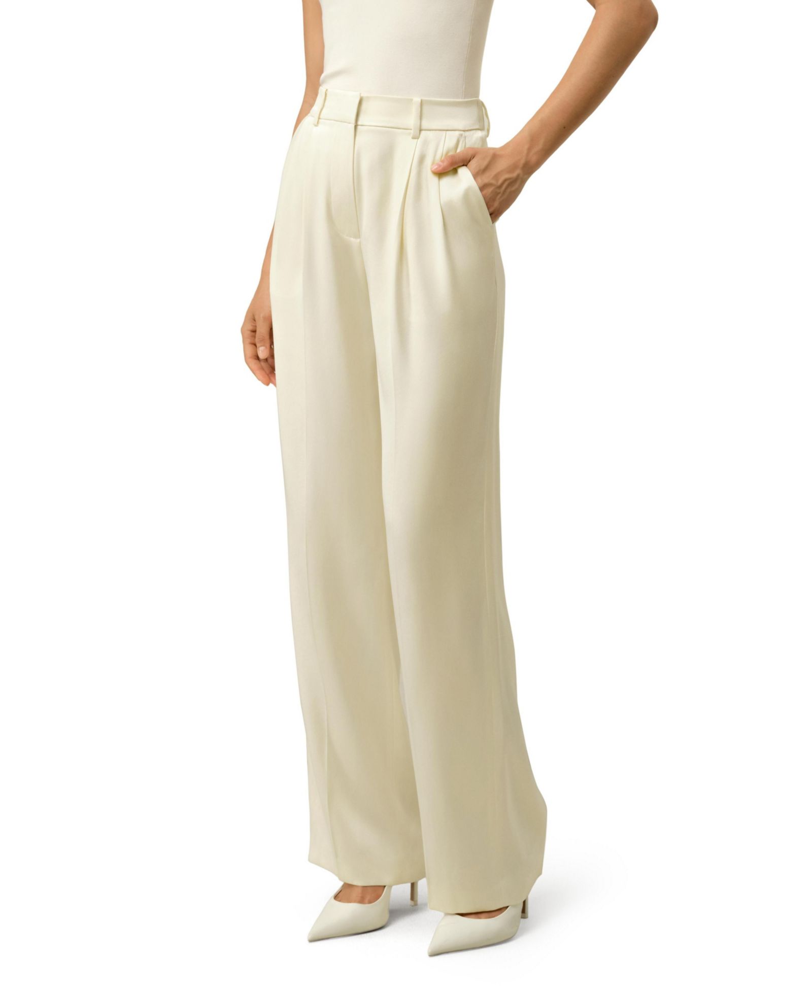 Женские брюки LILYSILK Double-Faced Charmeuse Straight-Leg
