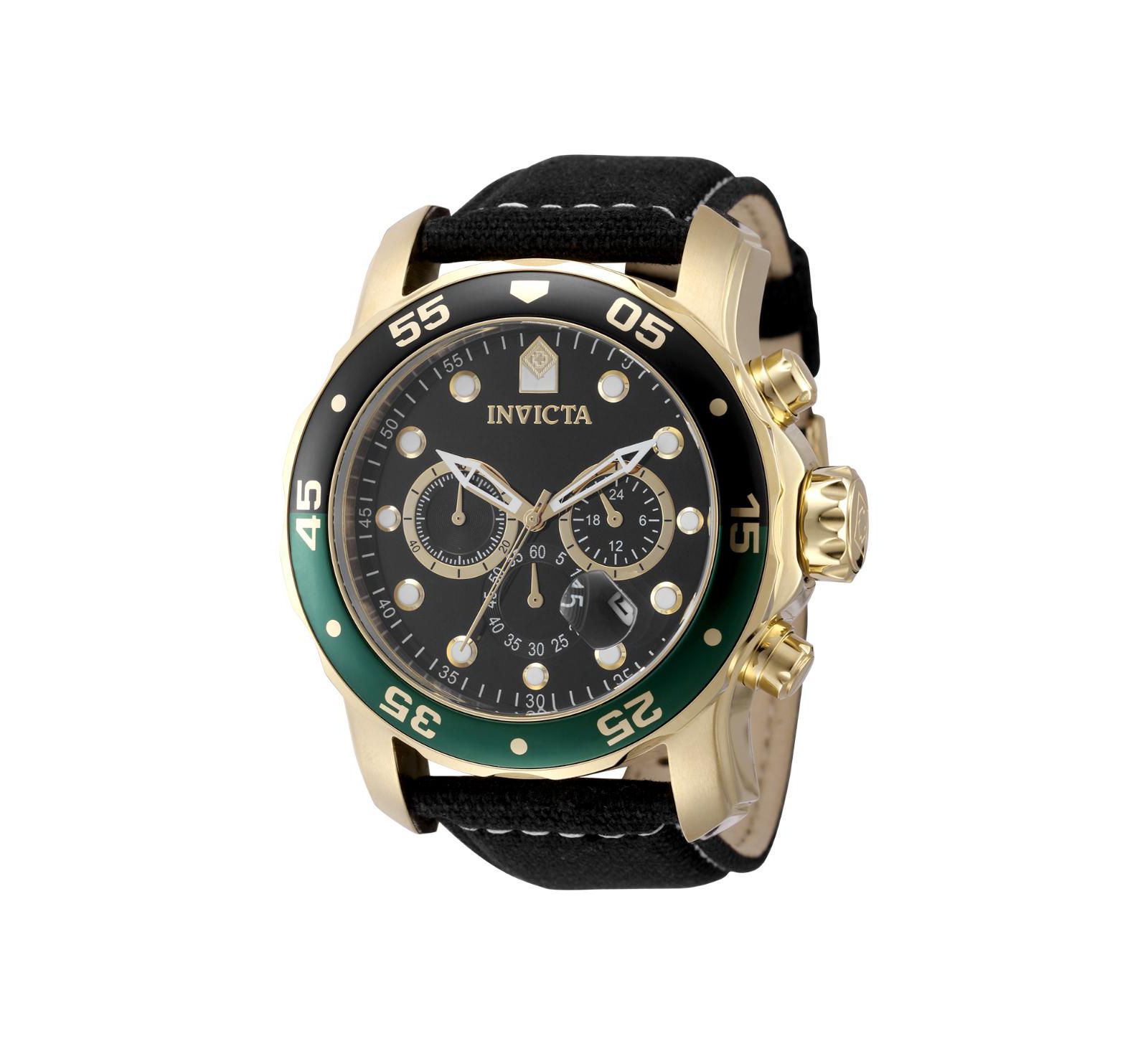 Invicta Men's 49834 Pro Diver Quartz VD53 Brass Dial Watch