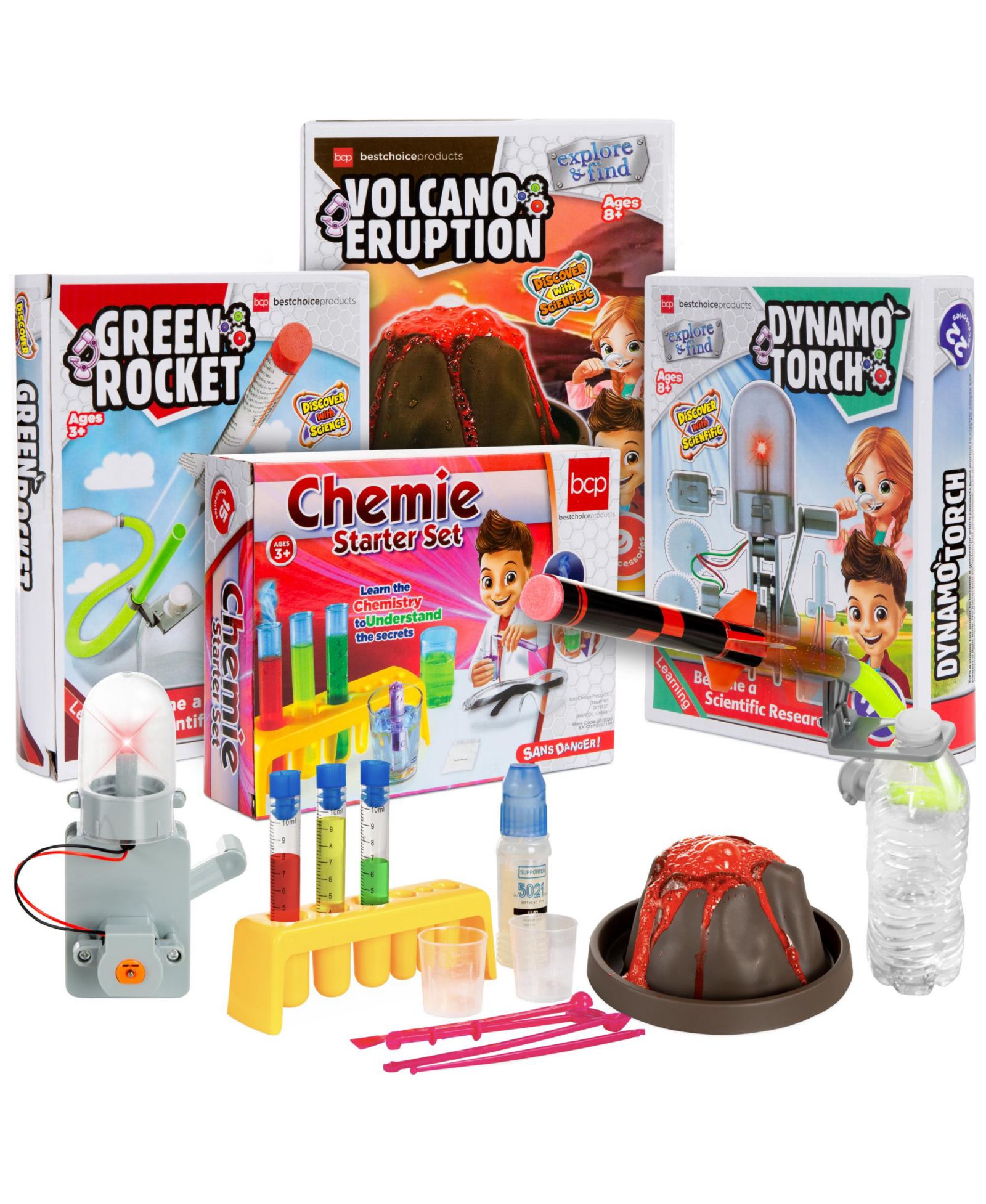 Best Choice Products 4-in-1 STEM DIY Science Project Kit, Ages 8+
