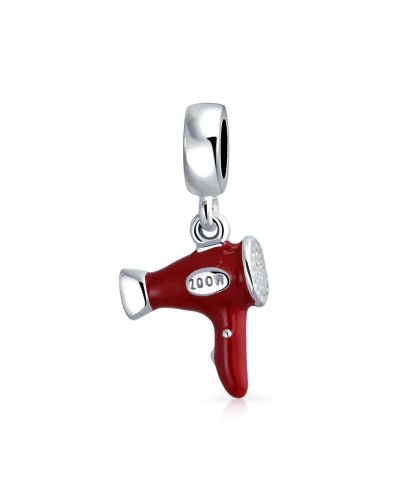 Подвеска-шарм Bling Jewelry для браслета, эмаль, стиль салон для волос