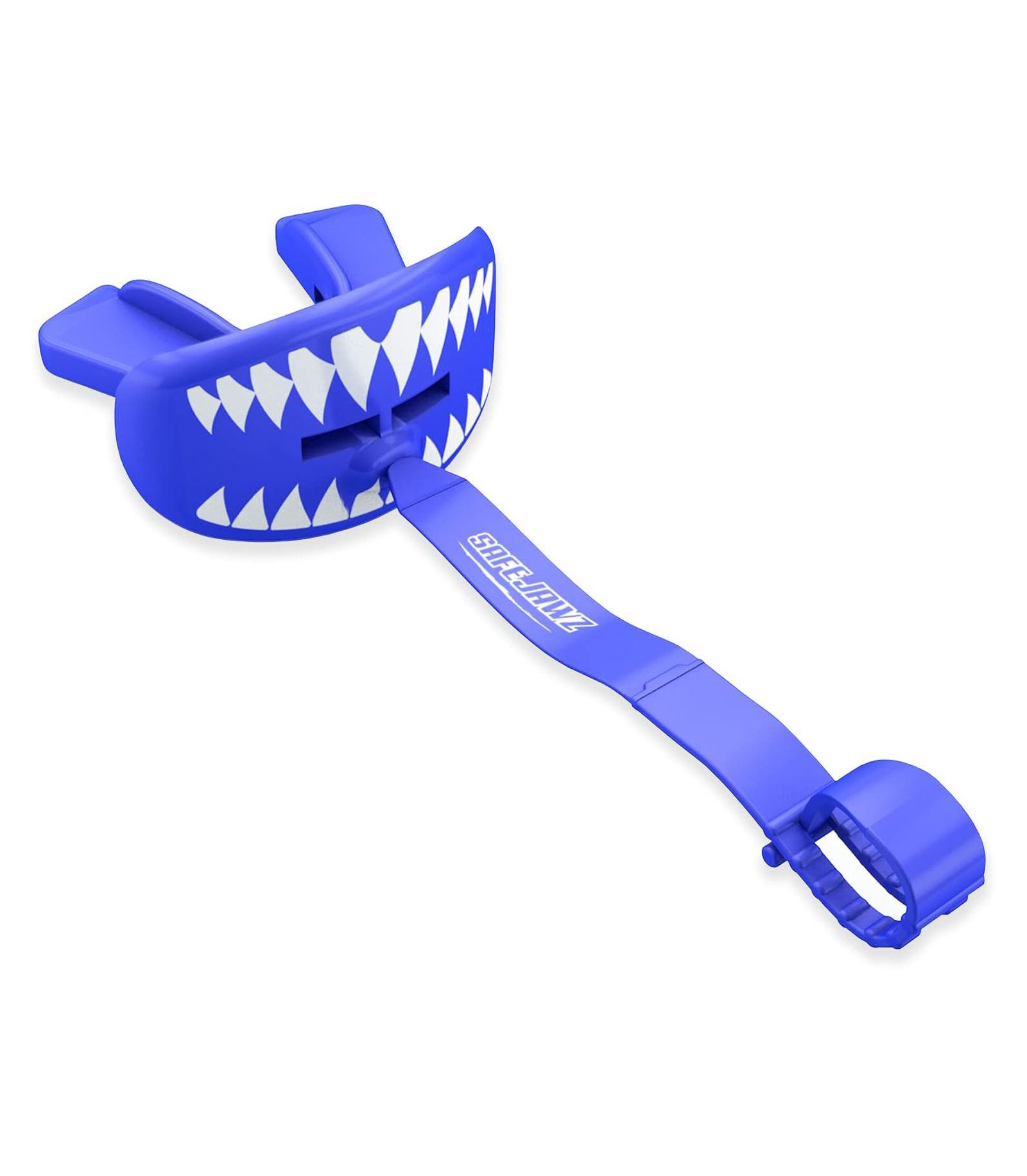 SafeJawz EXTRO Lip Guard Protector Mouthpiece with Detachable Strap for Football, Lacrosse - SHARK