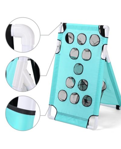 Игровой набор Yescom Portable Cornhole Game Set с 12 отверстиями, PVC, 8 мячей и 8 мешочков