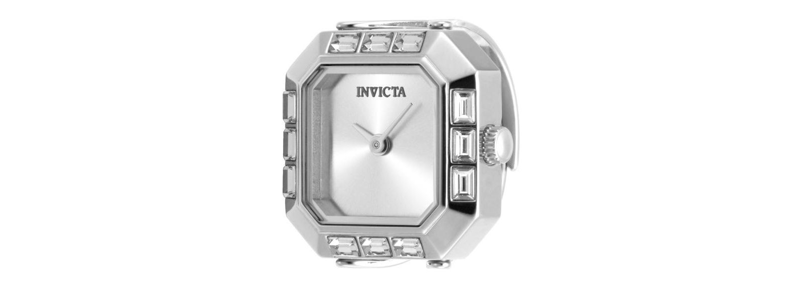 Женские мини-часы Invicta 49580 Mini Quartz 2 Hand Dial Ring Watch
