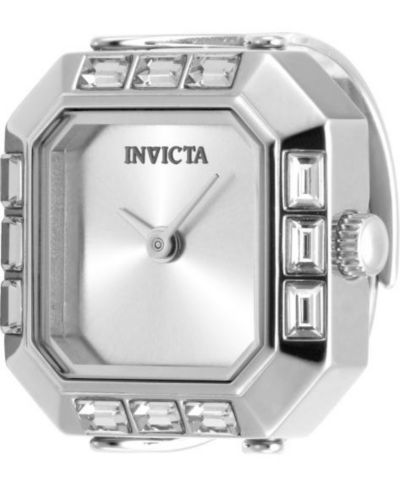 Invicta Women's 49580 Mini Quartz 2 Hand Dial Ring Watch