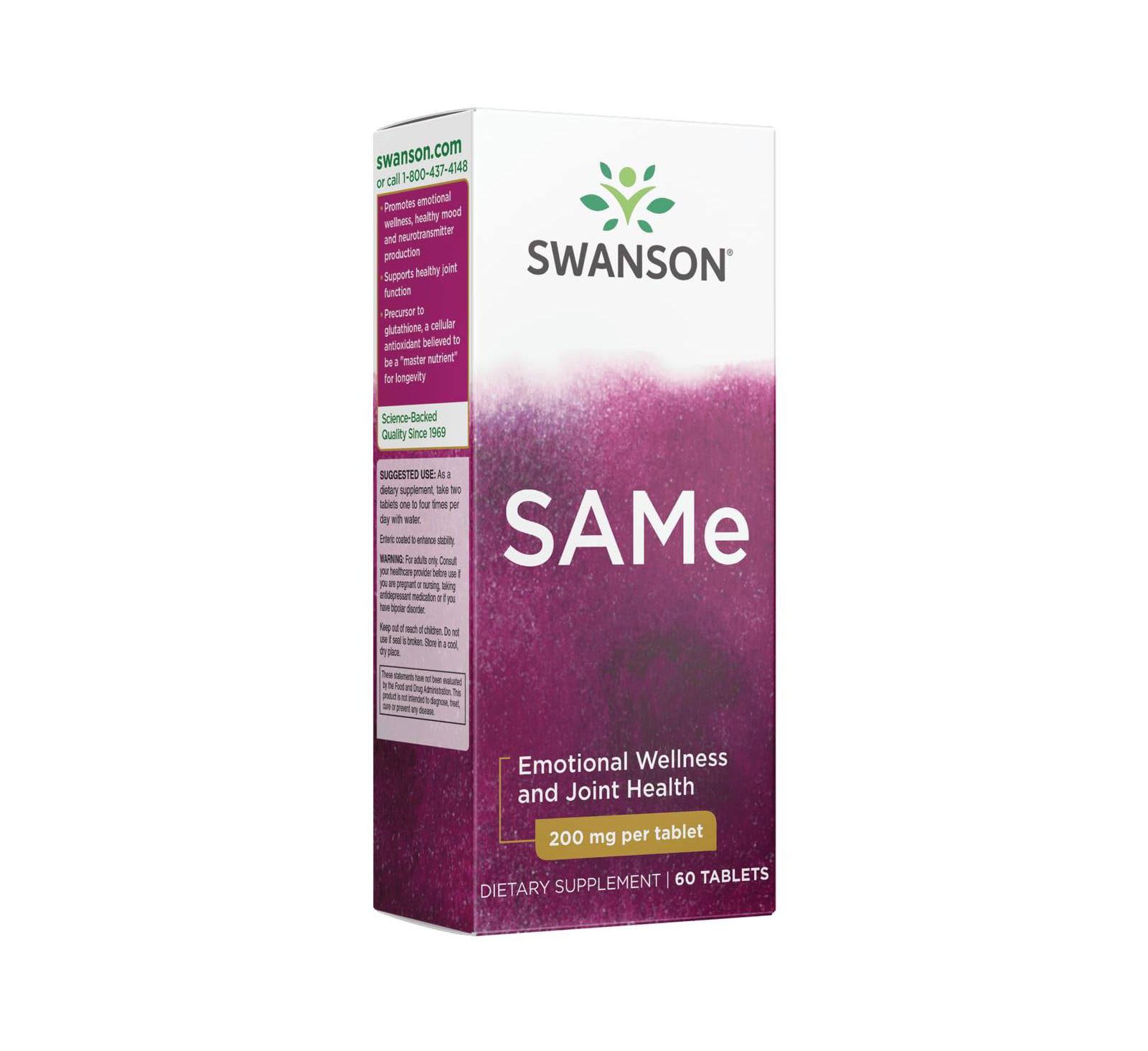 Swanson Same 200 мг 60 таблеток