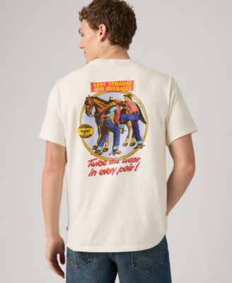 Levi's Premium Мужская футболка с графическим логотипом Relaxed-Fit