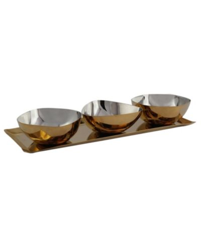 Godinger Auburn 4-Piece Serveware Set
