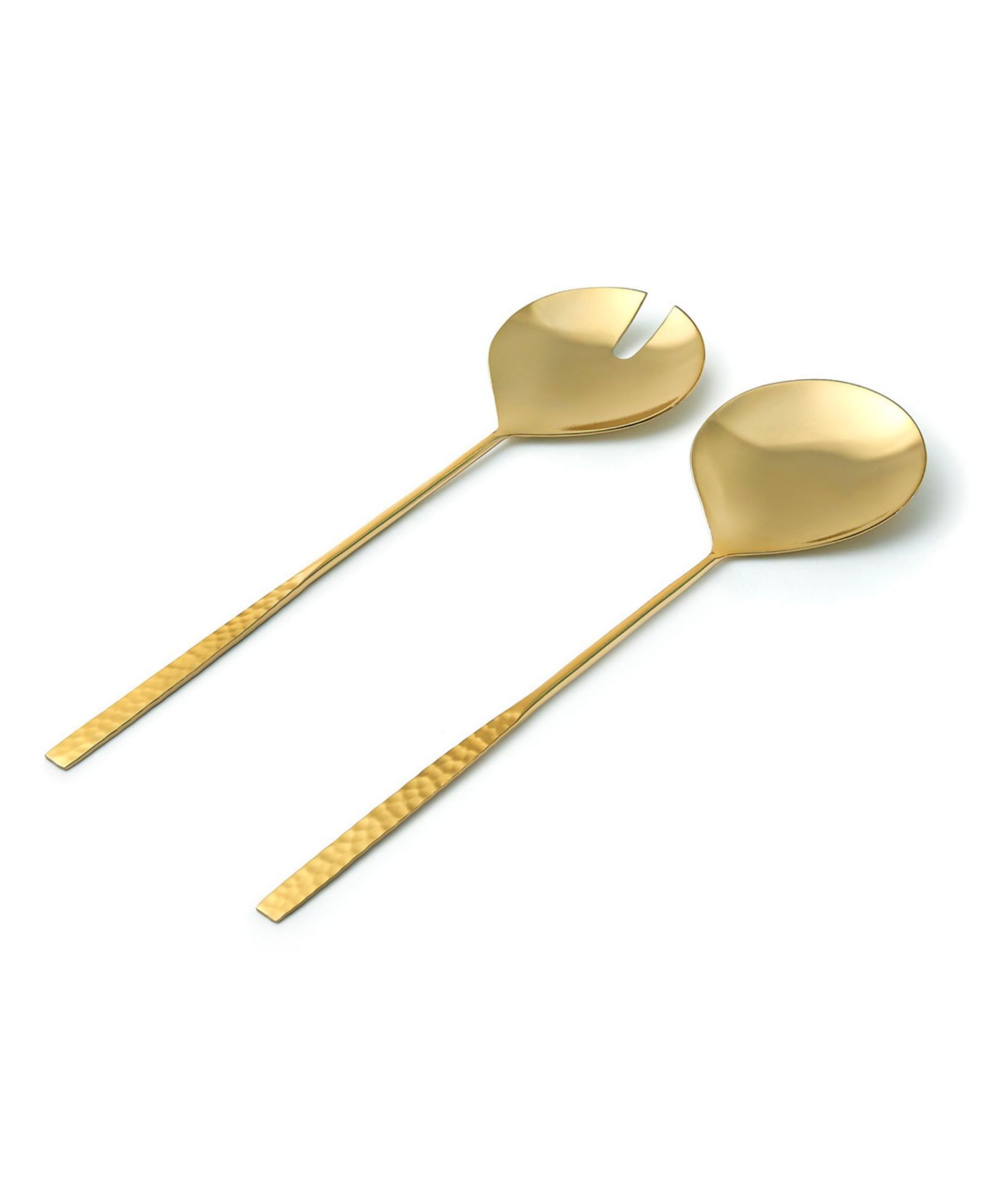 Godinger Sculpted Mirrored 2-Piece Salad Server Set