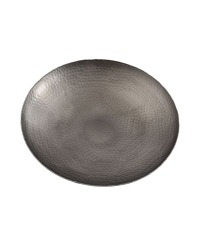 Godinger Temari Hammered Gunmetal 11.12" Round Platter