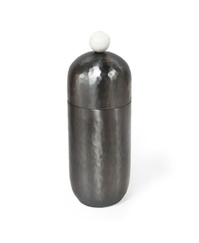 Godinger Temari Hammered Gunmetal 24 oz. Cocktail Shaker