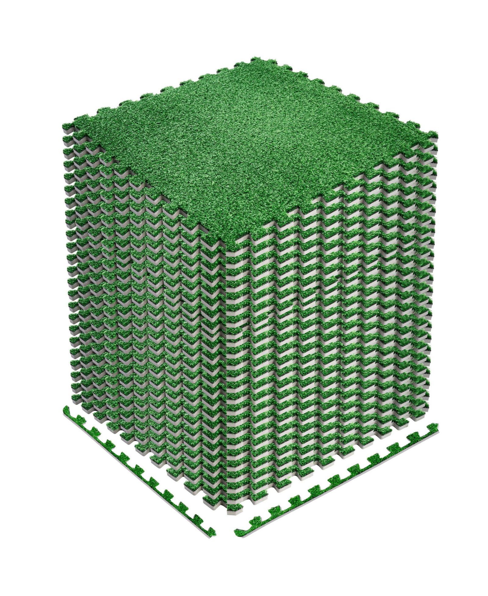 Спортивный коврик Sorbus 24 Piece Interlocking Floor Mat Grass