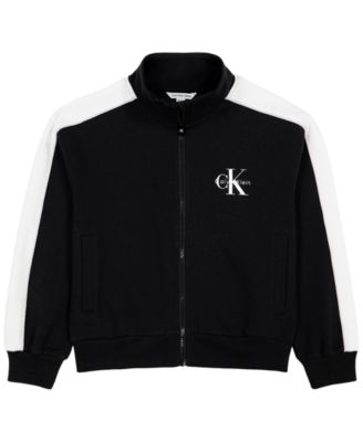 Calvin Klein Girls' 7-16 Full-Zip Track Jacket