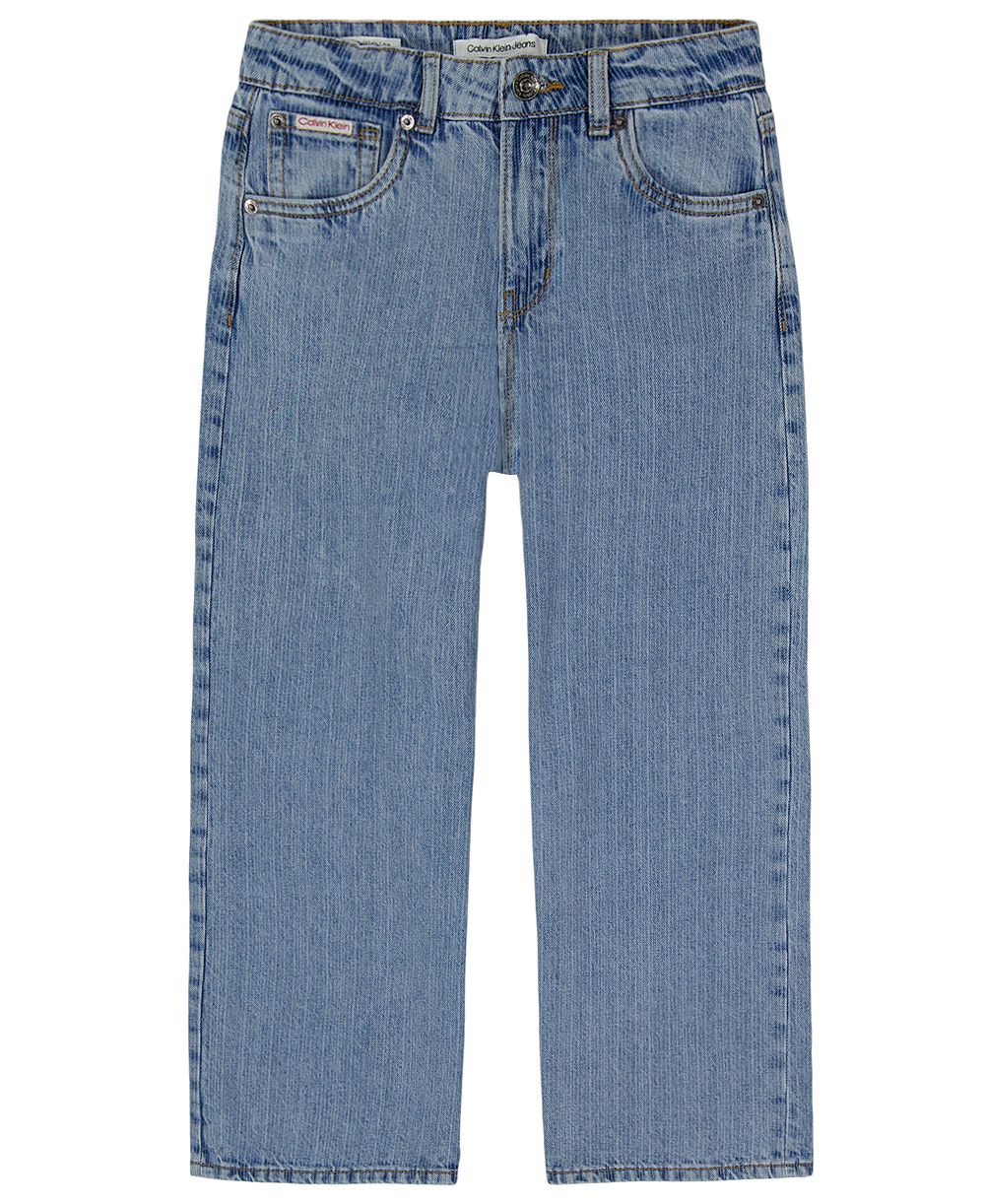 Детские джинсы Calvin Klein Wide-Leg из денима