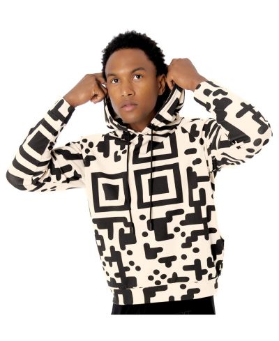 Мужское худи Dai Moda QR Code Hoodie
