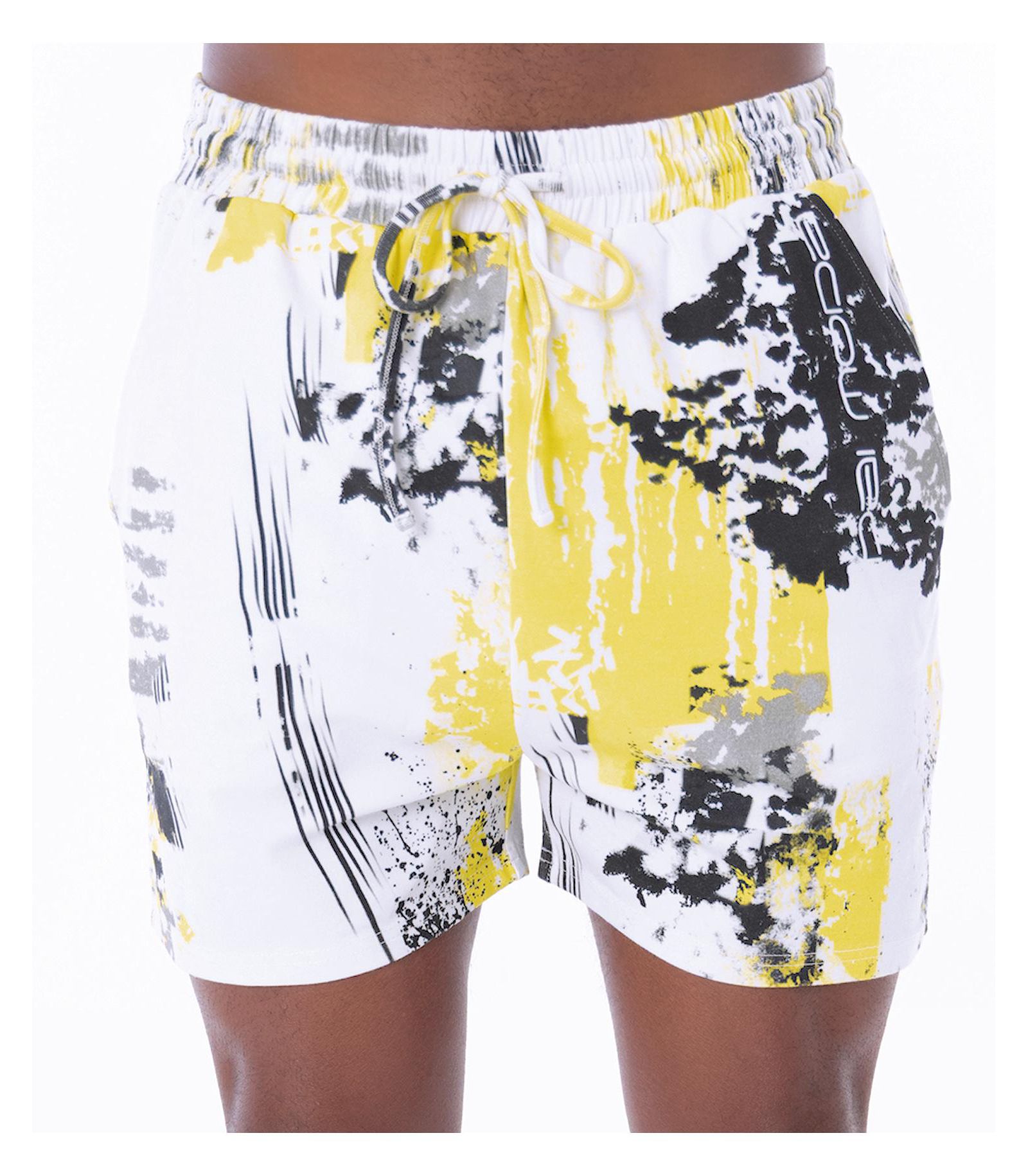 Dai Moda Men's Unity print Pull On Shorts