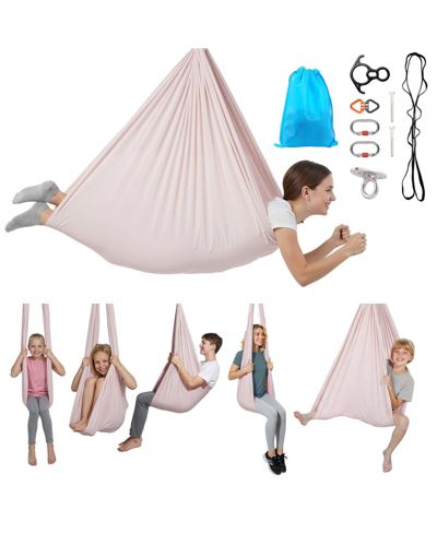Mecale Aerial Yoga Hammock Swing 300 lbs Nylon for Parent and Child