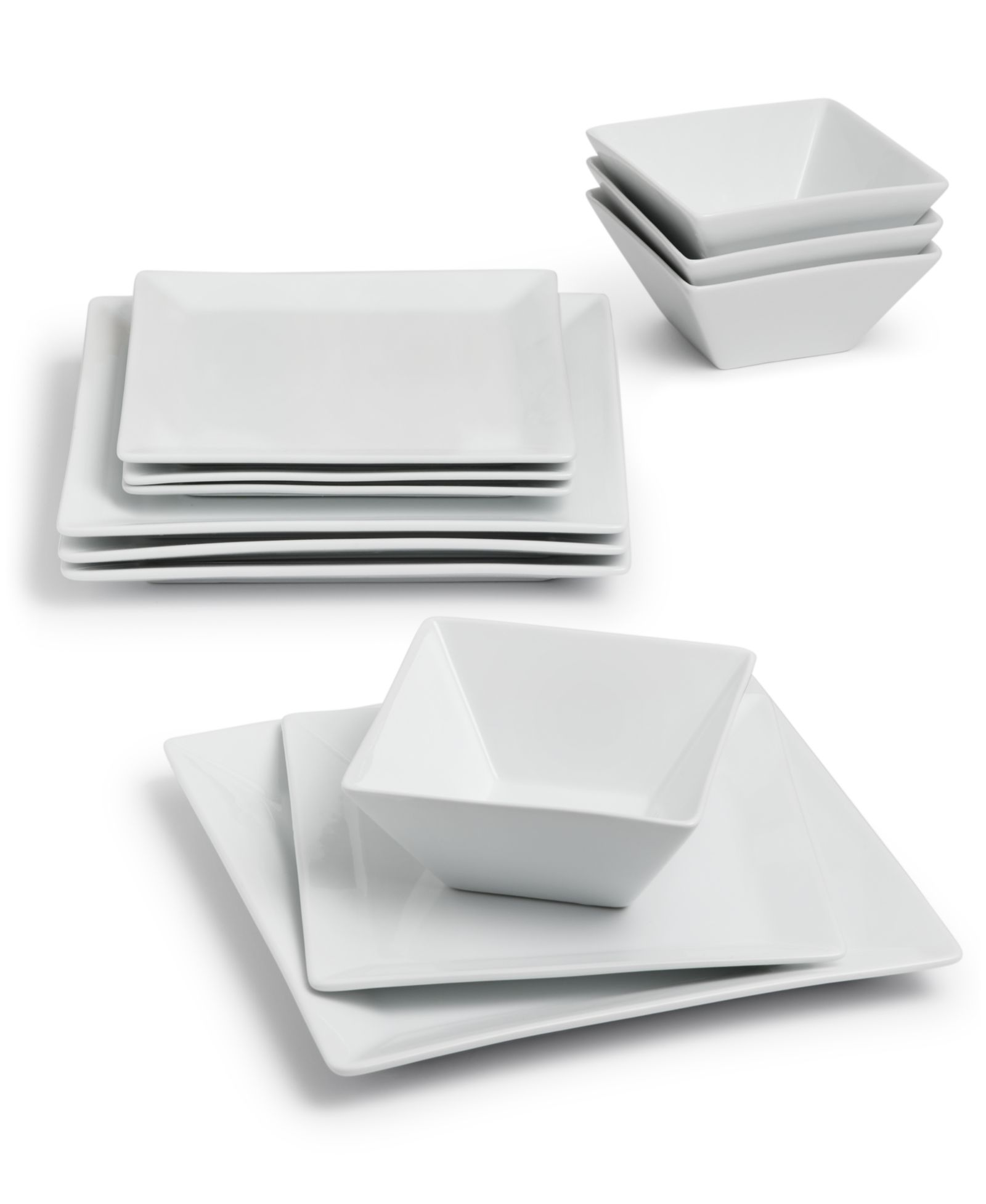 The Cellar Marc Square 12 Pc. Dinnerware Set, Service for 4, Exclusively at Macy's