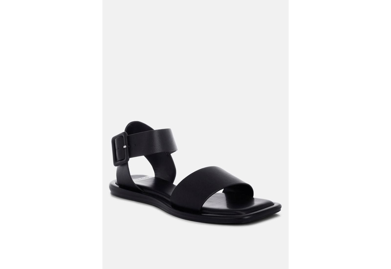 Rag & Co Women's Tayana Chunky Buckle Strap Flats