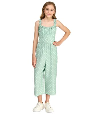 As U Wish Girls' 7-16 Sleeveless Jumpsuit