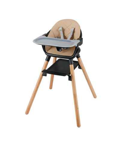 Детский деревянный стульчик GOUUN 6-in-1 Beech Wood с регулируемой подножкой