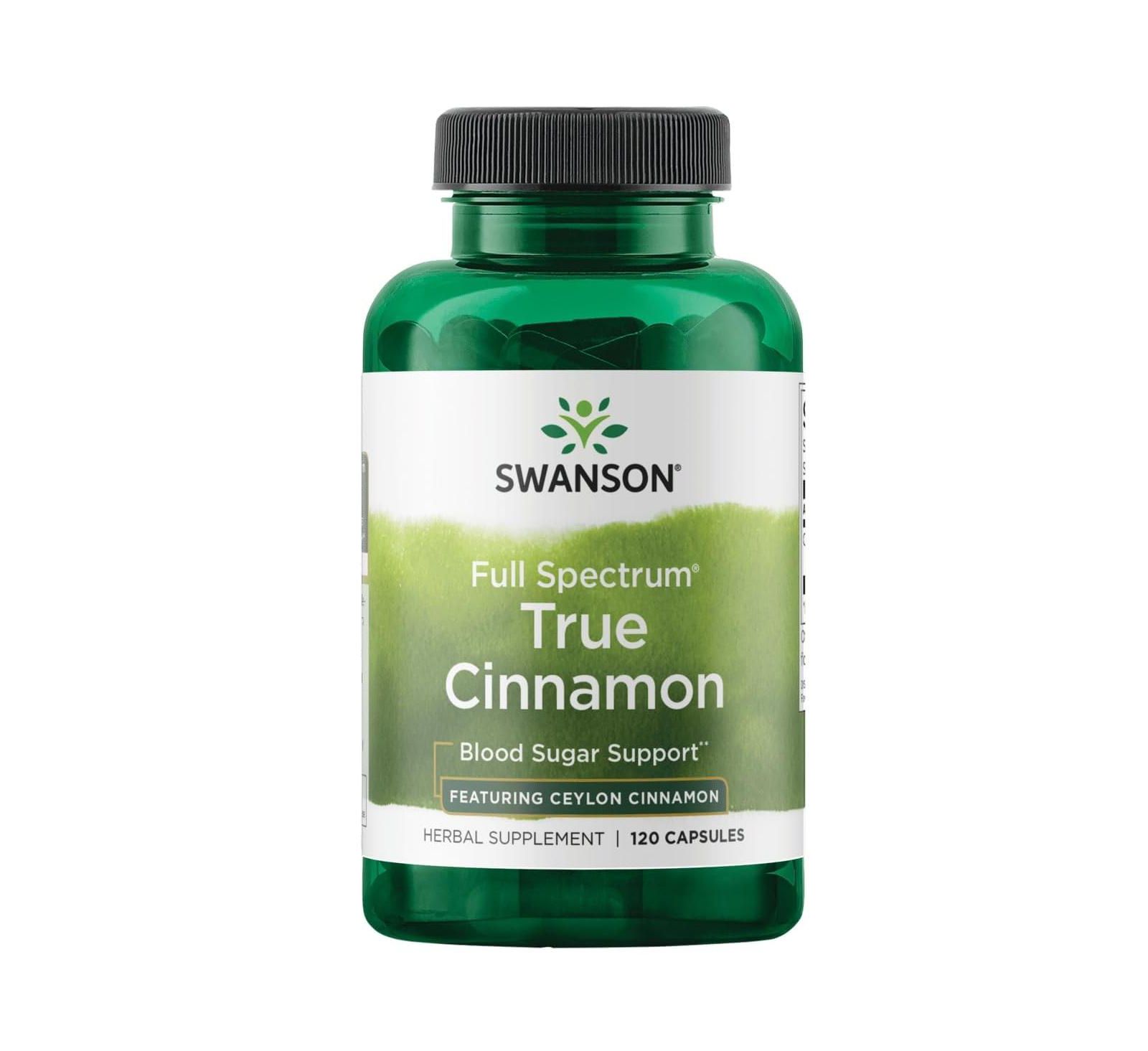 Пищевая добавка Swanson Full Spectrum True Cinnamon (120 капсул, 300 мг)