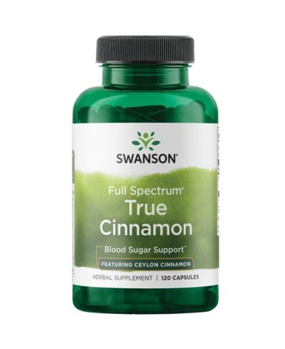 Пищевая добавка Swanson Full Spectrum True Cinnamon (120 капсул, 300 мг)