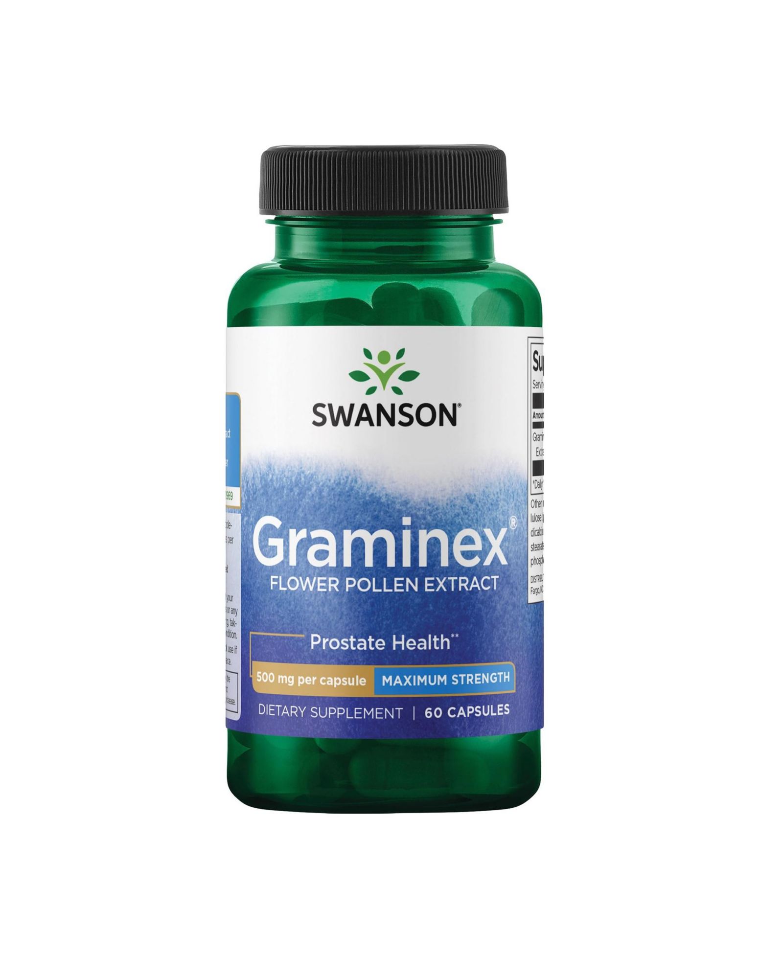 Экстракт пыльцы цветов Swanson Graminex, для здоровья простаты и мочевыводящих путей, 60 капсул