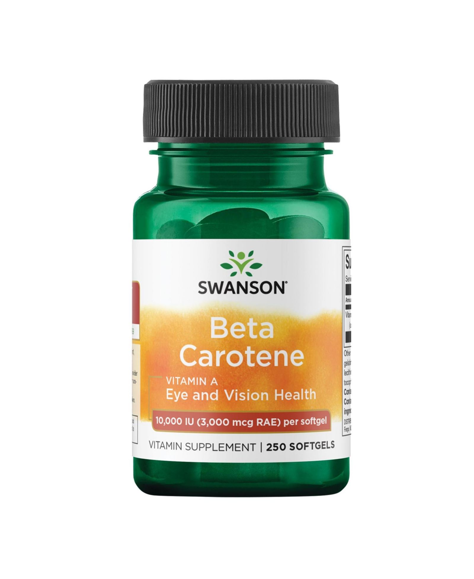 Биодобавка Swanson BetaCarotene для иммунитета, глаз и кожи (250 капсул)