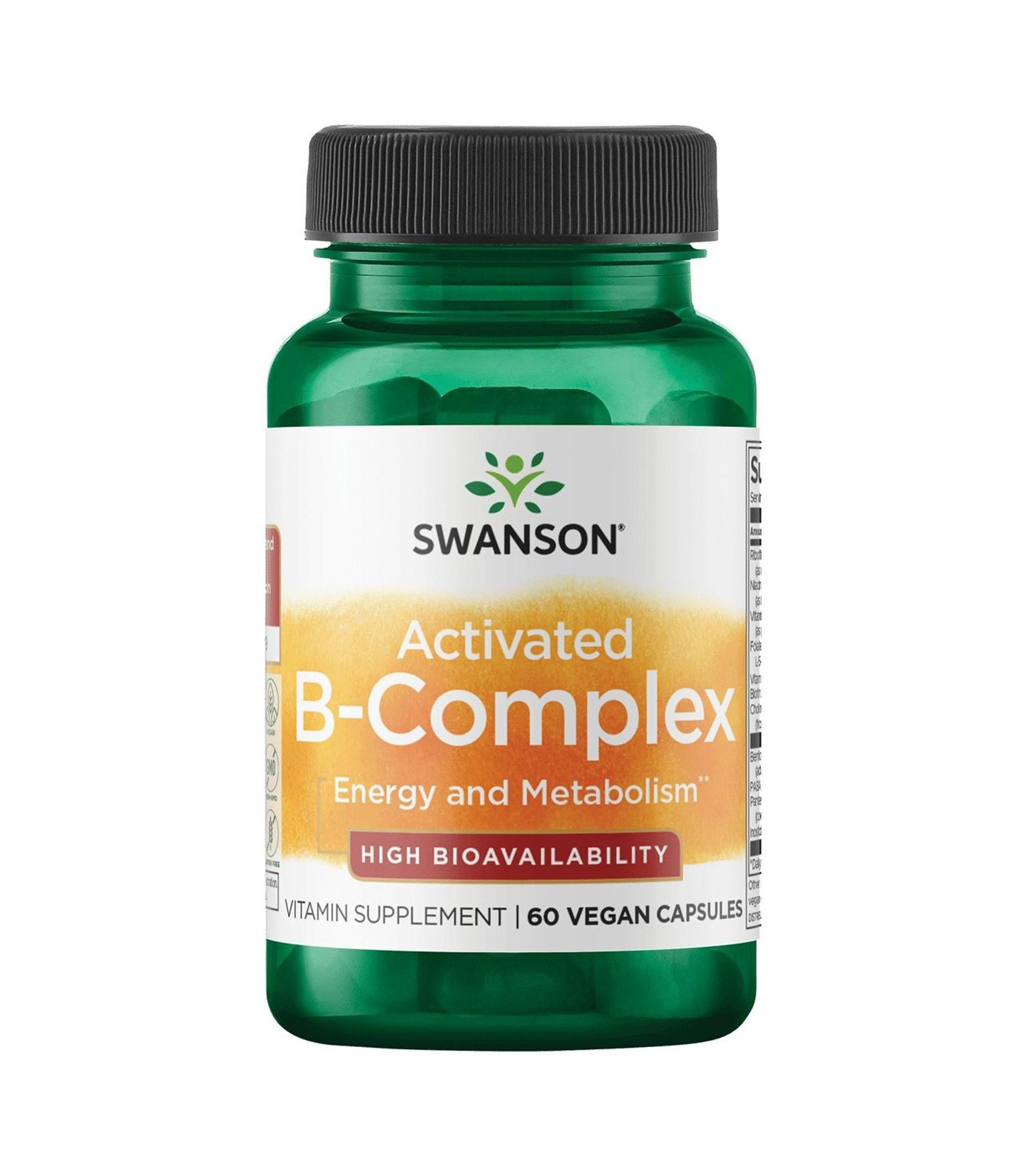Swanson ULT ACTIVATED B CPLX HI BIO 60VEG CP биодобавка