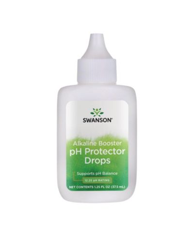 Добавка Swanson Alkaline Booster pH Protector Drops, 12.25 pH Rating, 1.25 Fl Oz
